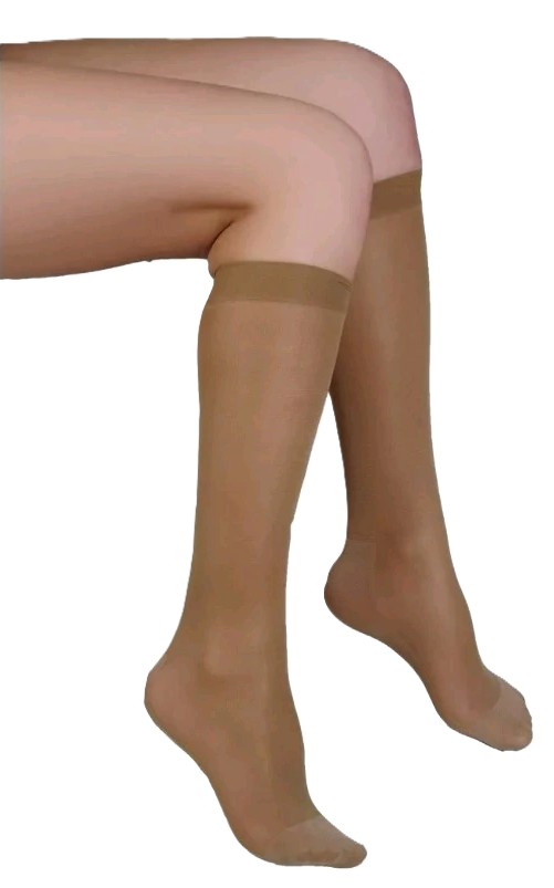 3/4 SEMI OPACA MORA PACK X 2 : Panty con 20 DENIER CON PUNTERA - Imagen 3