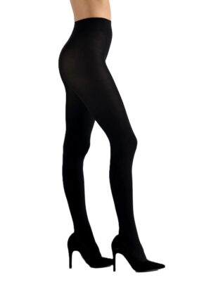 PANTY ULTRA OPACA MORA: Panty TRAMA GRUESA , 40 DENIER CON TIBAND Y PUNTERA